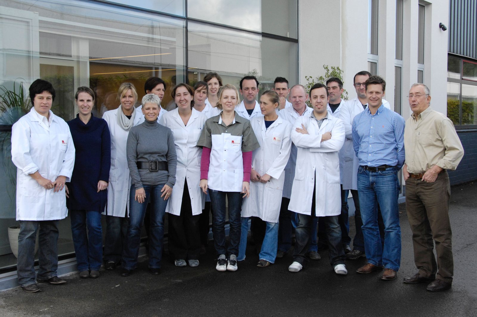 Het team van Labo De Witte in Lokeren